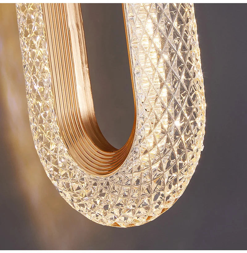 Modern Crystal LED Pendant Lamps Indoor