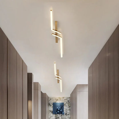 Modern LED Line Ceiling Lamp modern