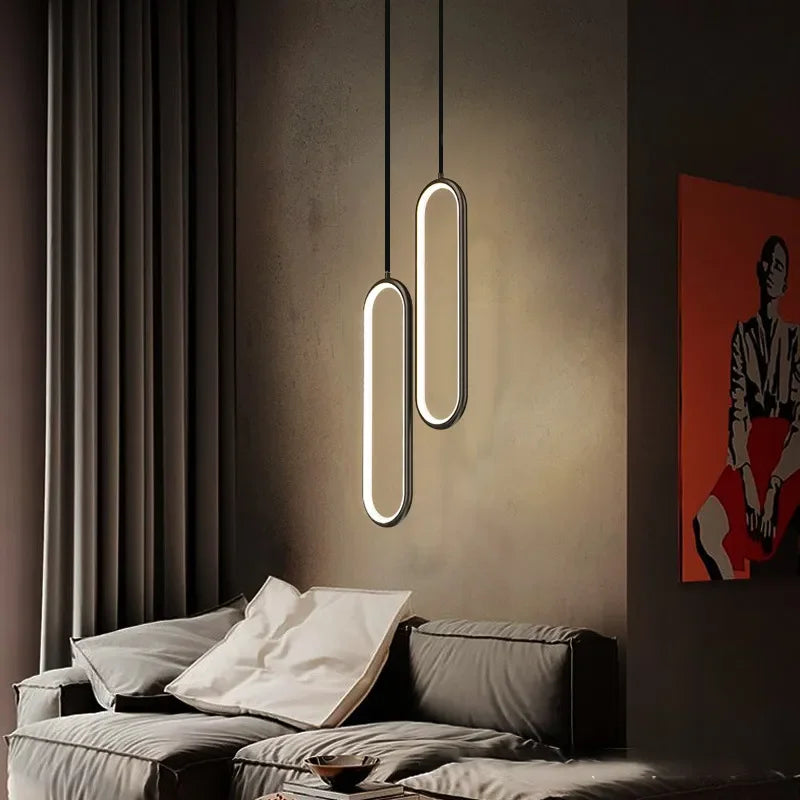 Modern Minimalist LED Pendant Light Chandelier