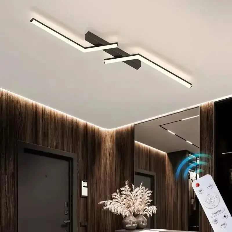 Modern LED Line Ceiling Lamp modern