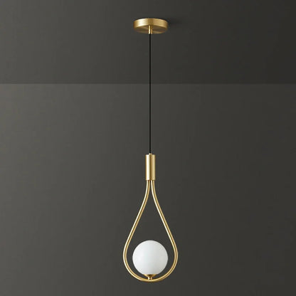 Indoor LED Pendant Lamps with G9 Light Bulb Nordic Frosted