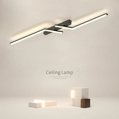 Modern LED Line Ceiling Lamp modern