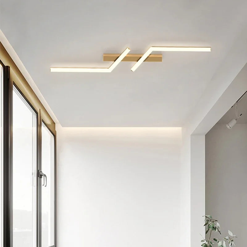 Modern LED Line Ceiling Lamp modern