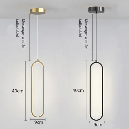 Modern Minimalist LED Pendant Light Chandelier